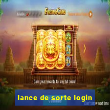 lance de sorte login